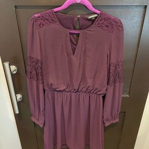 Express long sleeve dress